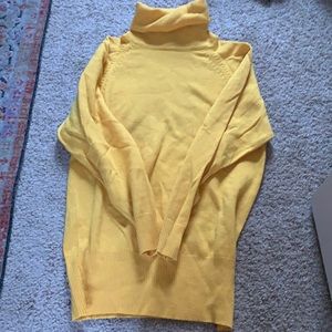 Yellow Tobria turtleneck sweater